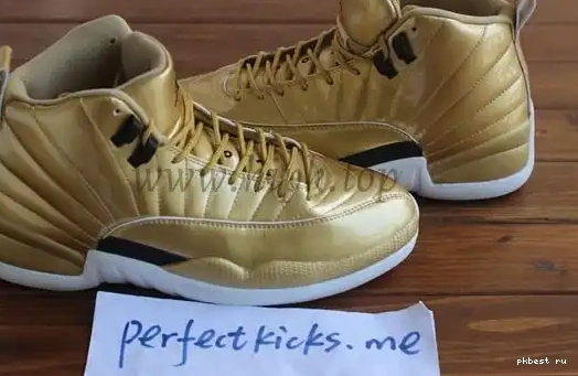 Authentic Air Gold 12 Jordan Pinnacle 0513